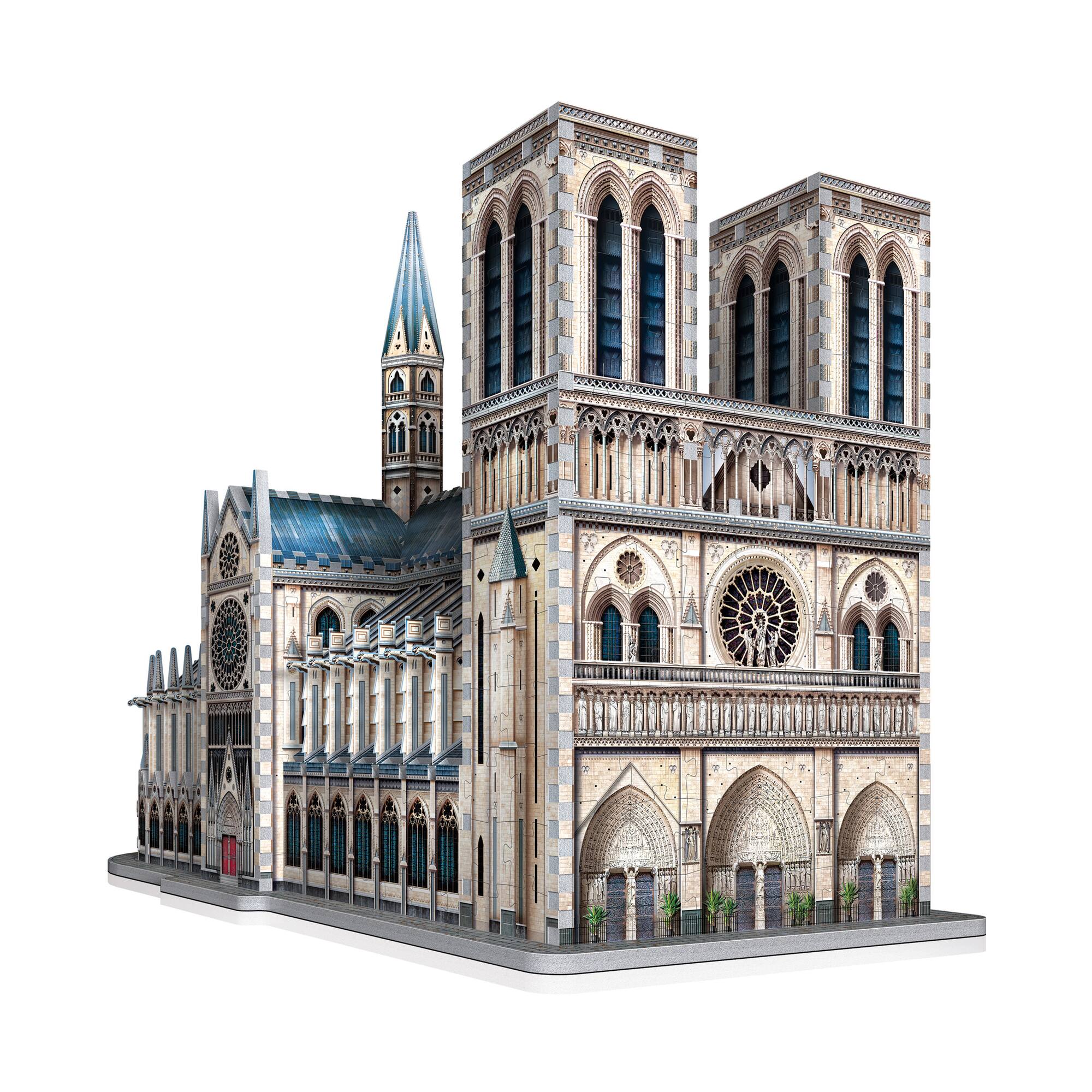 Castles & Cathedrals - Notre-Dame de Paris 3D Puzzle: 830 Pcs